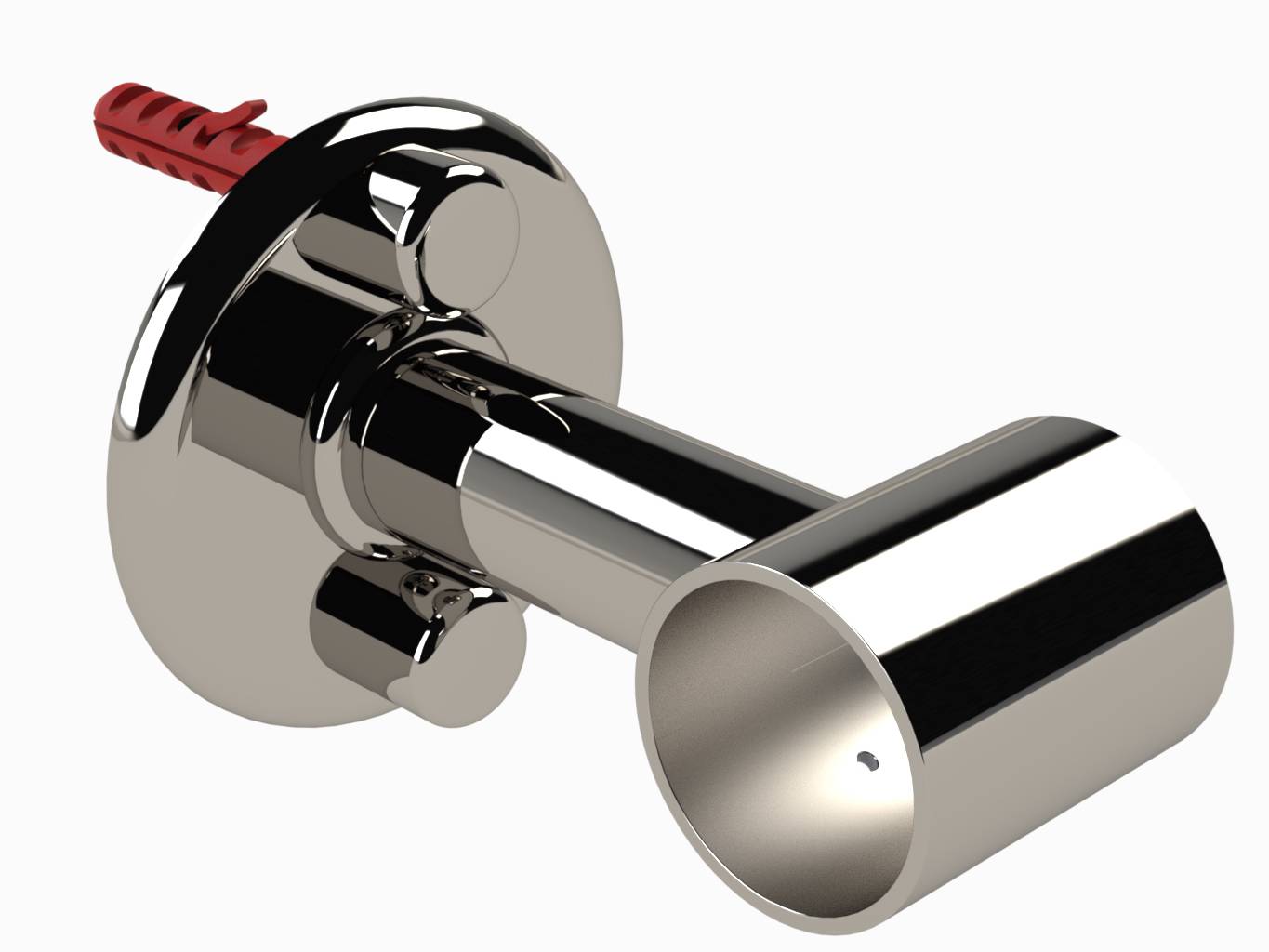 Eichenwald Modell 15 Gerade Wandstütze für Haltestange