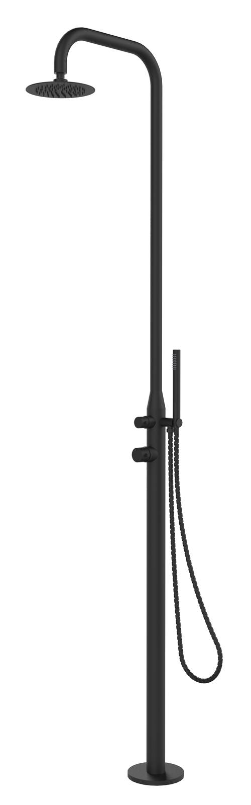 Eichenwald Modell 70 Gartendusche Juist in Schwarz