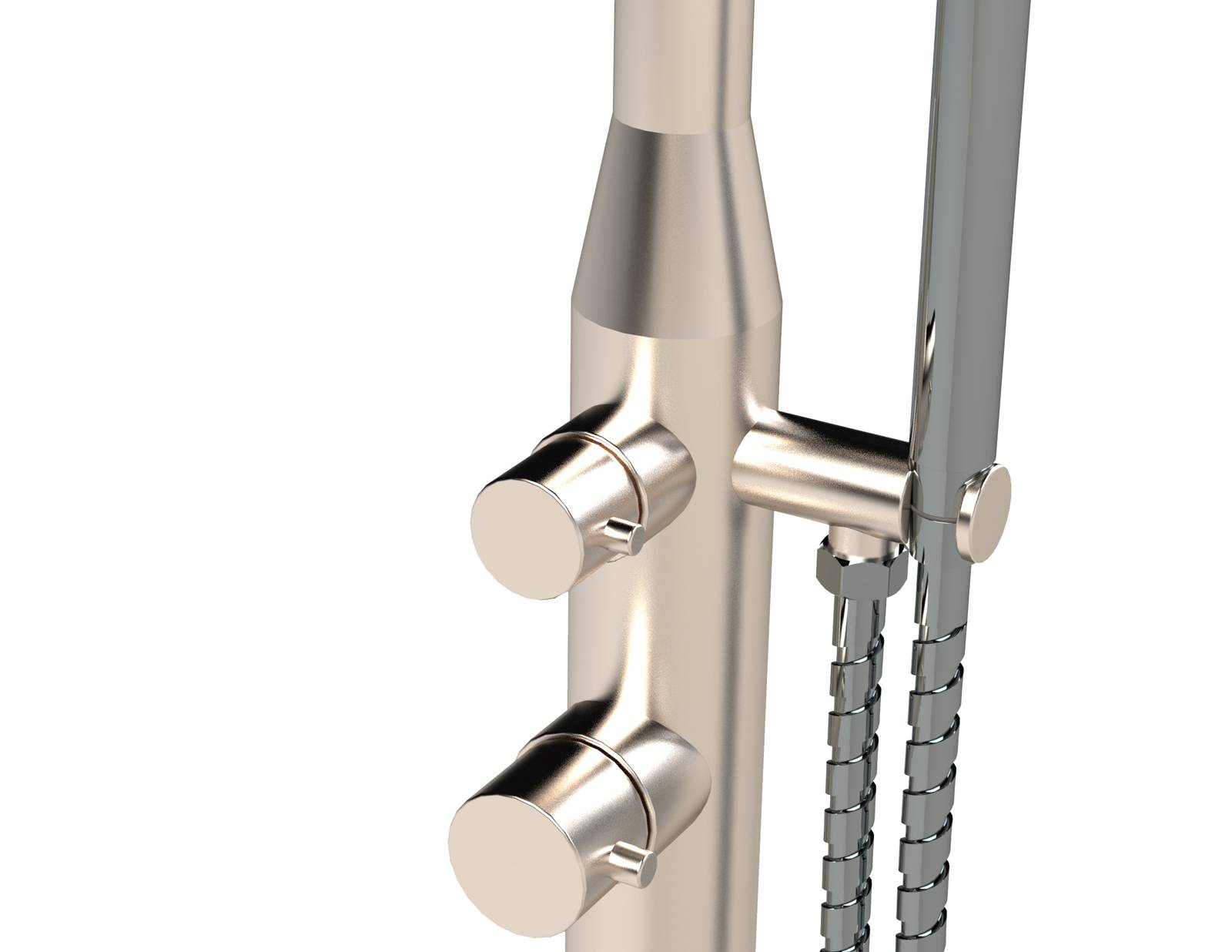 Eichenwald Modell 70 Gartendusche Juist in Schwarz