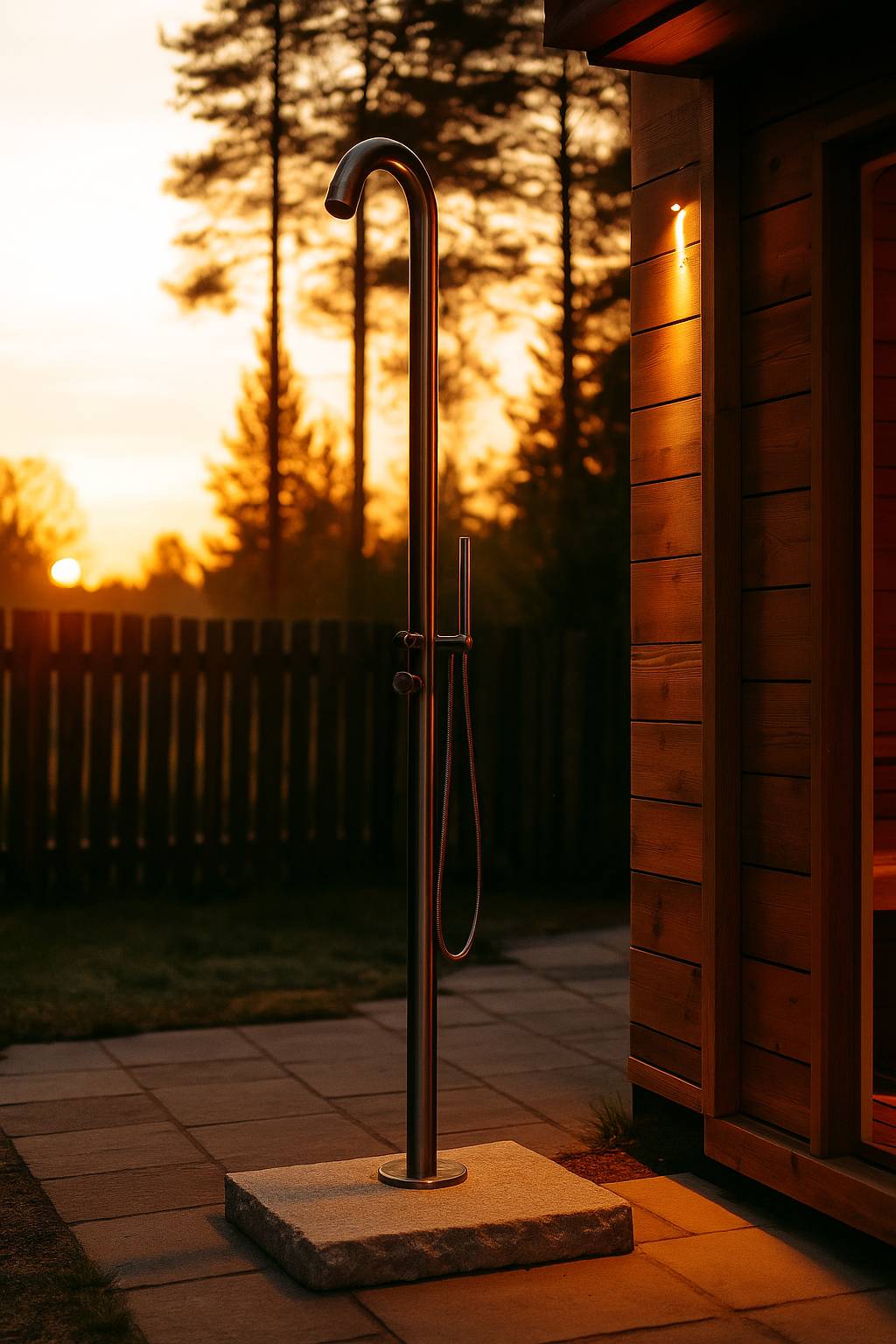 Eichenwald Modell 70 Gartendusche List ideal für stark freuqentierte Bereiche