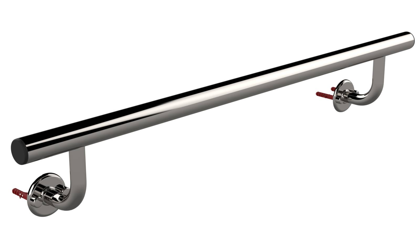 Eichenwald Modell 14.1 Haltestangen Länge 1,0m mit 2 gebogenen Stützen