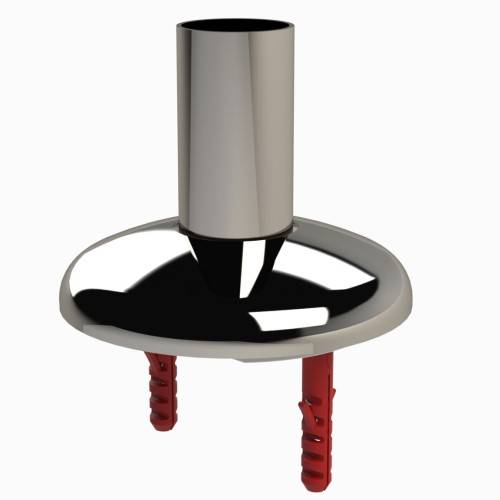 Eichenwald Montageset Modell 66 NCL Flanschbefestigung V2A Edelstahl ø43mm 2 Stück