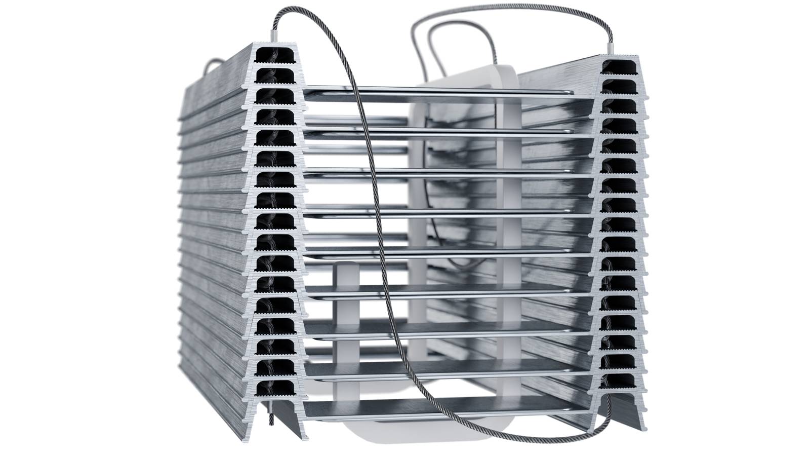 Rettungsleiter Kletterfix KF-Kompakt A12 Länge 12m