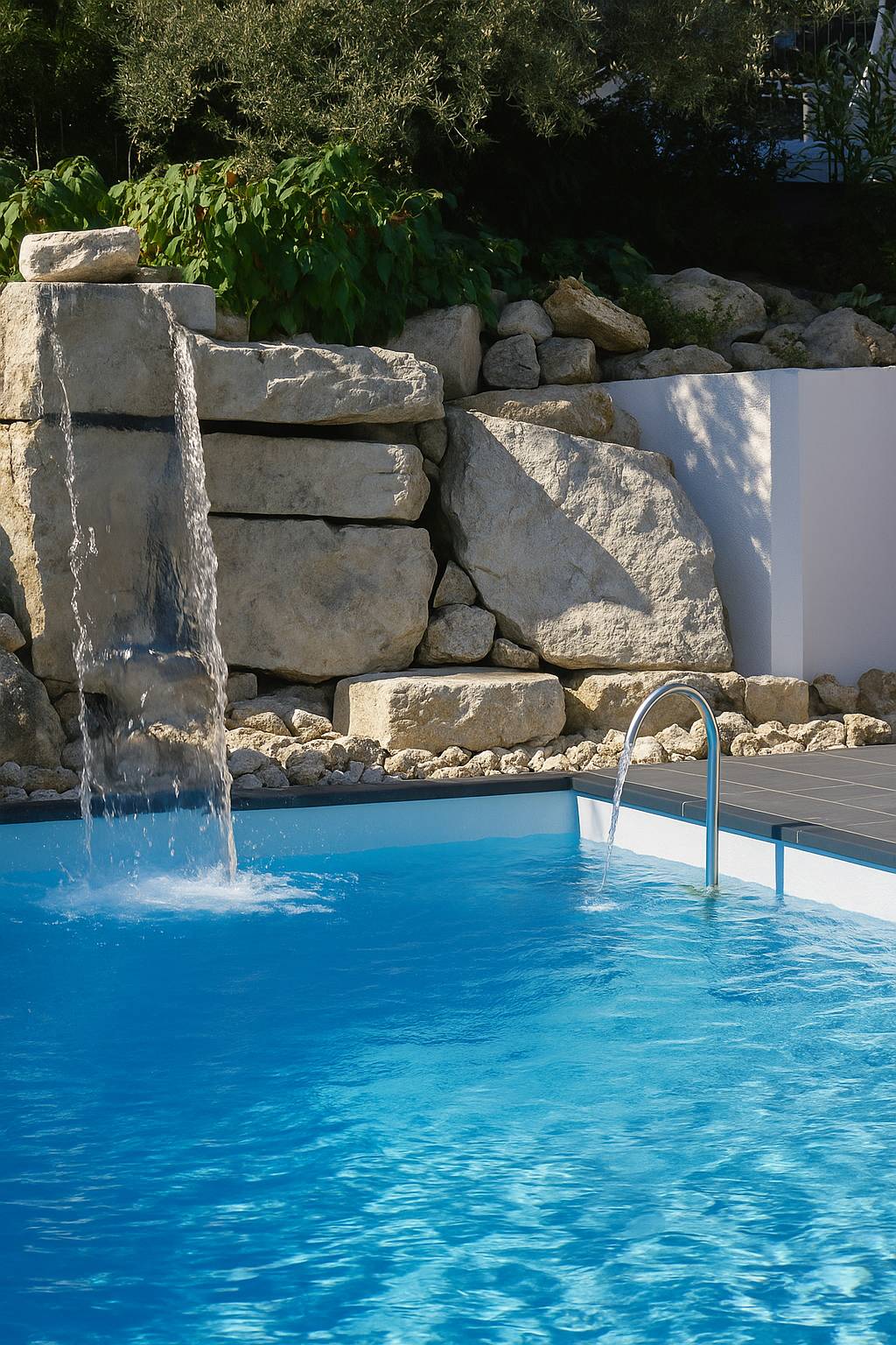 Eichenwald Modell 71 Wasserattraktion Wasserfall Cascade mit RGB-Beleuchtung 300x400x60mm