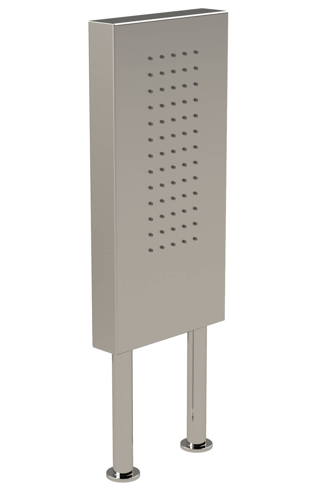 Eichenwald Modell 70 Gartendusche Elba mit WPC Plattform sandfarbig