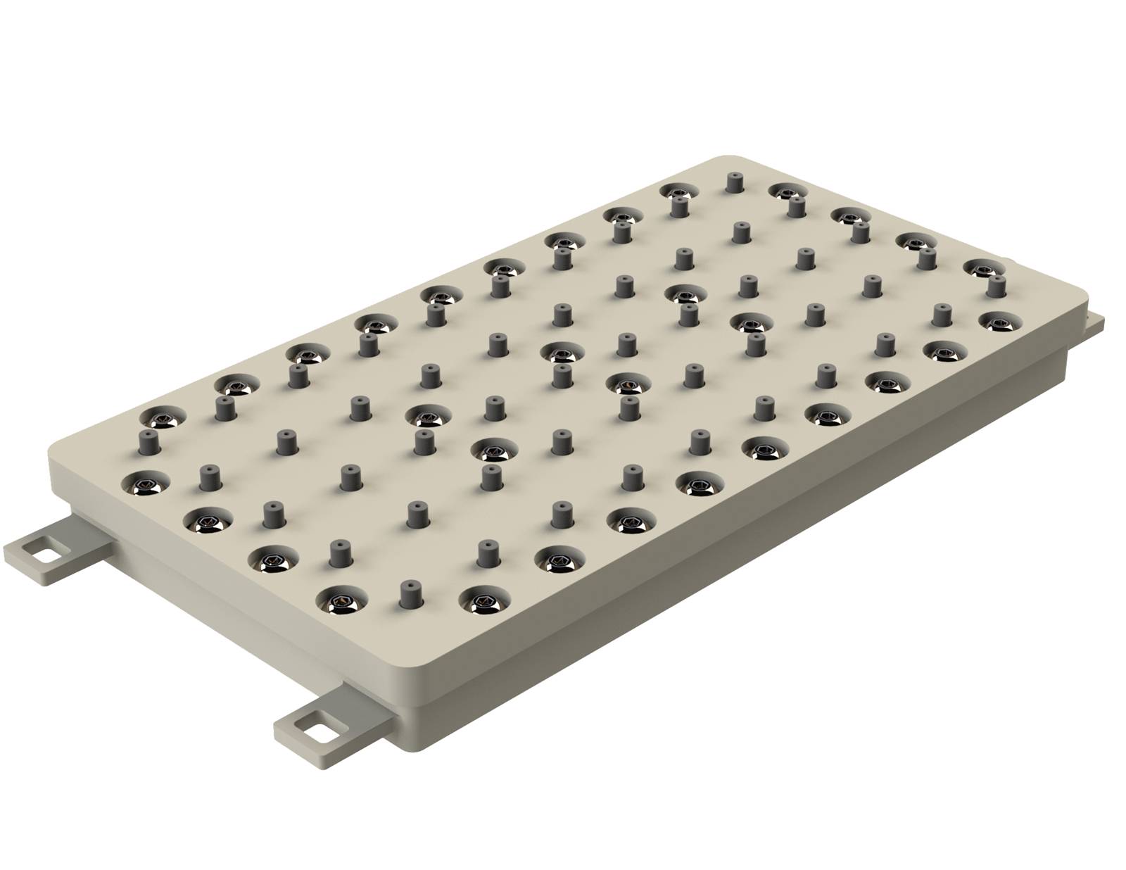 Eichenwald Modell 70 Gartendusche Elba mit WPC Plattform sandfarbig