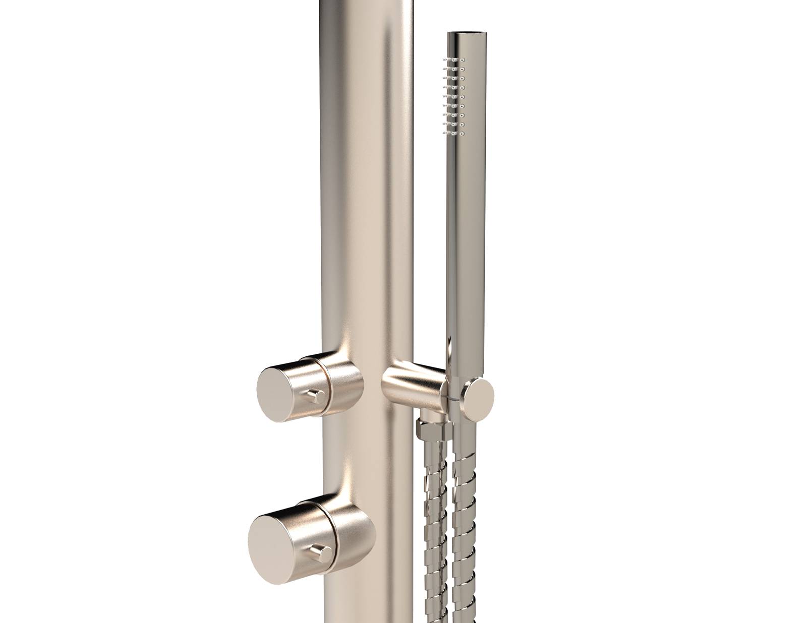 Eichenwald Modell 70 Gartendusche Sylt in Rosé Gold