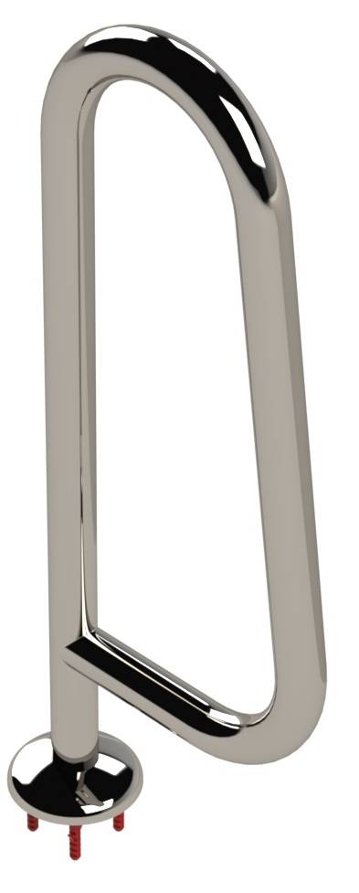 Eichenwald Modell 16.1 Griffbogen Typ A für Schwimmbäder runder Flansch inkl. Rosette