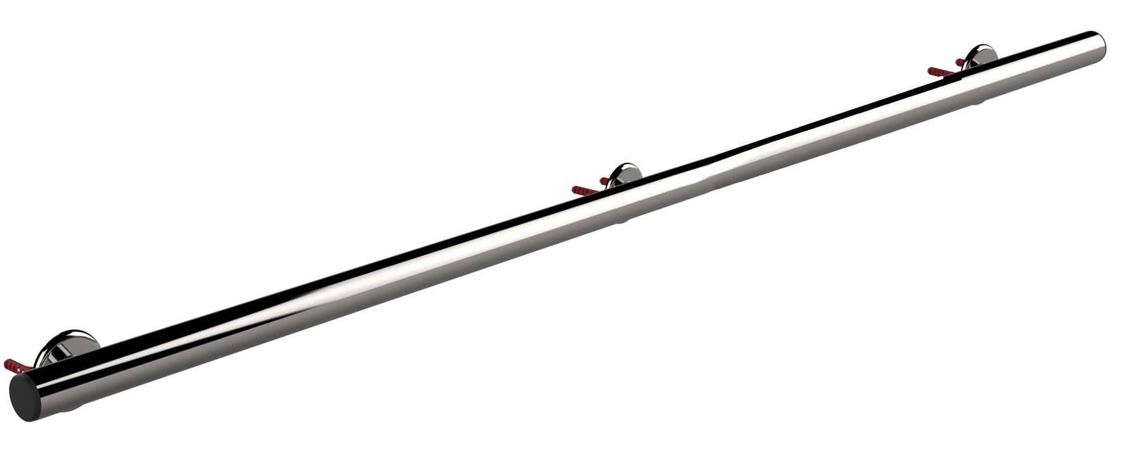 Eichenwald Modell 14.1 Haltestangen Länge 2,0m mit 3 schrägen Stützen