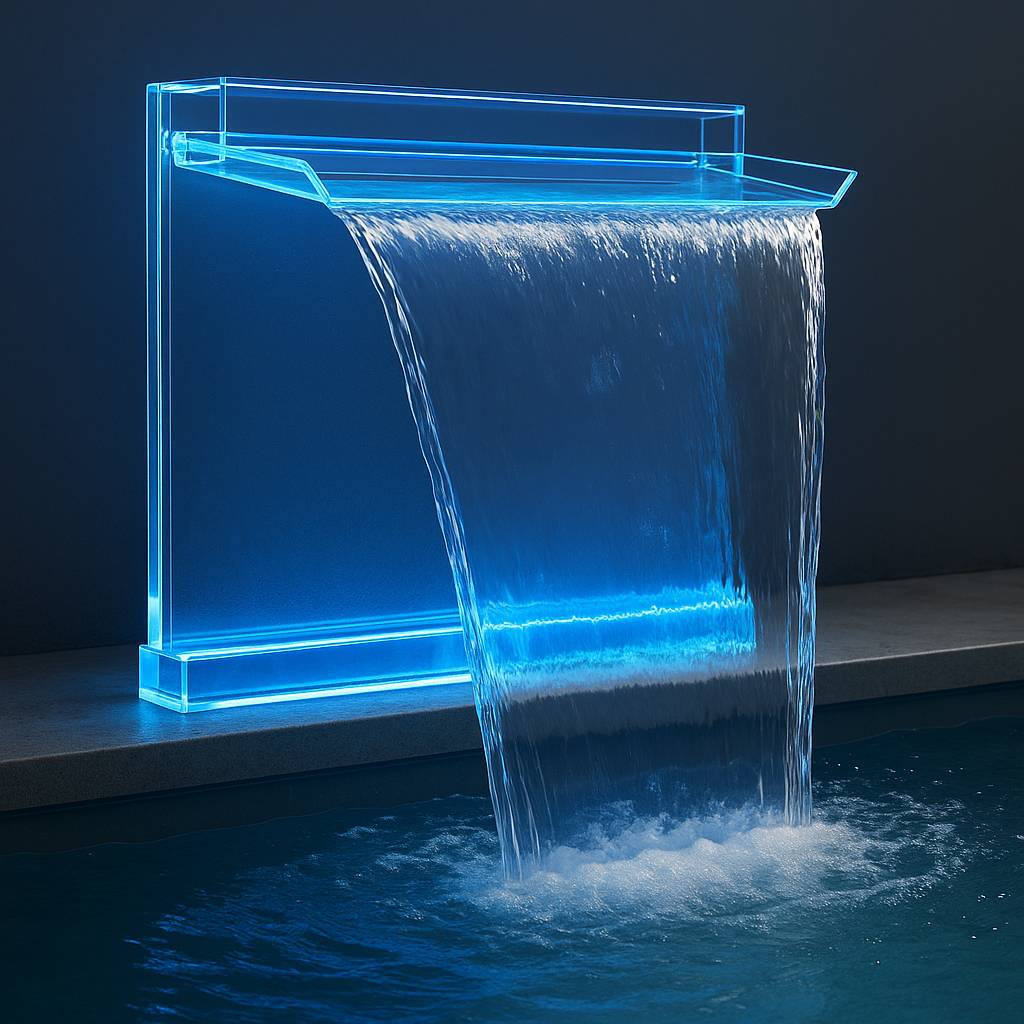 Eichenwald Modell 52 Schwalldusche Aquarius Acryl mit RGB-Beleuchtung