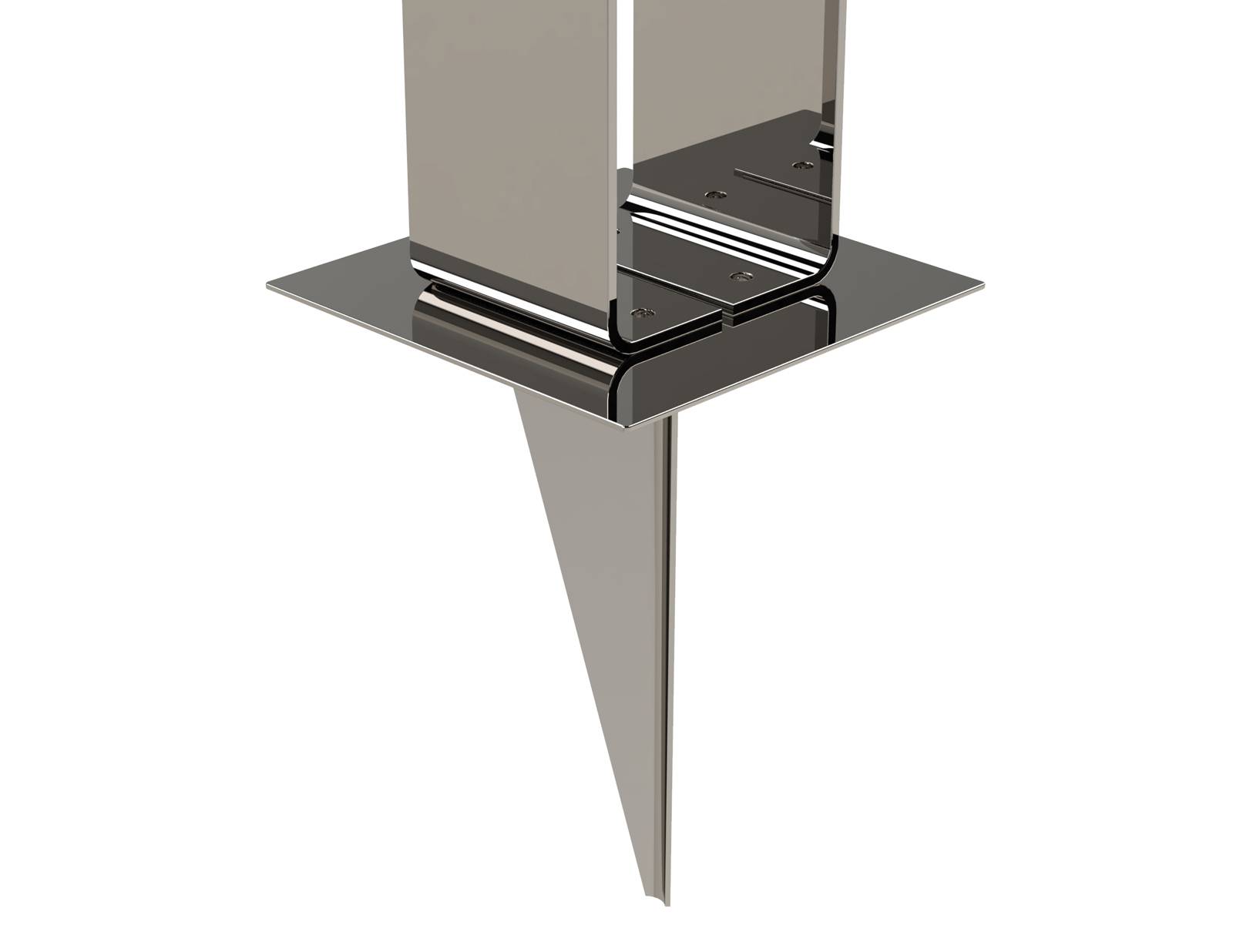 Eichenwald Modell 70 Gartendusche Altena Groß mit Gardena-Schlauchanschluss und Erdspieß