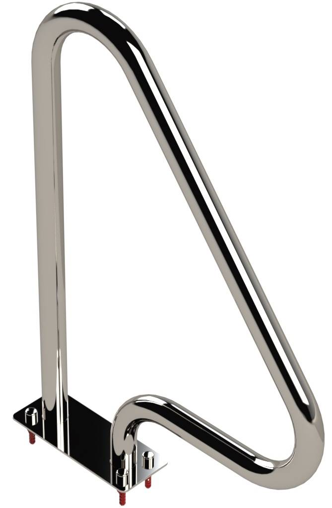 Eichenwald Modell 16.2 Griffbogen Typ B für Schwimmbäder durchgehende Flanschplatte