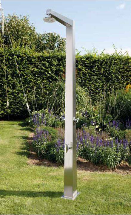 Eichenwald Modell 36 Gartendusche Niagara Typ Selbstschlussventil Gehäuse geschliffen mit Entnahmeplan