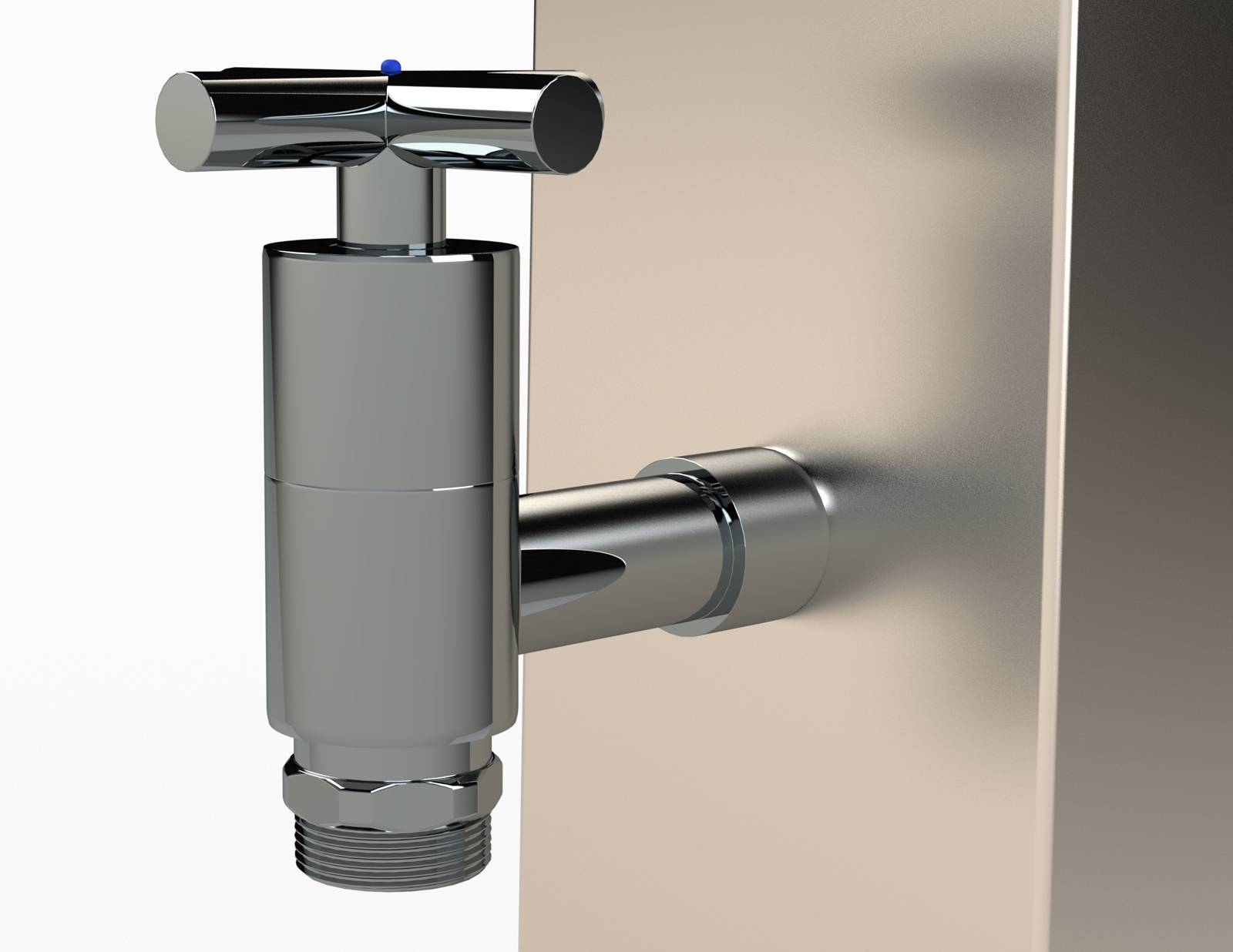 Eichenwald Modell 36 Gartendusche Niagara Typ Kaltwasser Gehäuse geschliffen mit Entnahmeplan