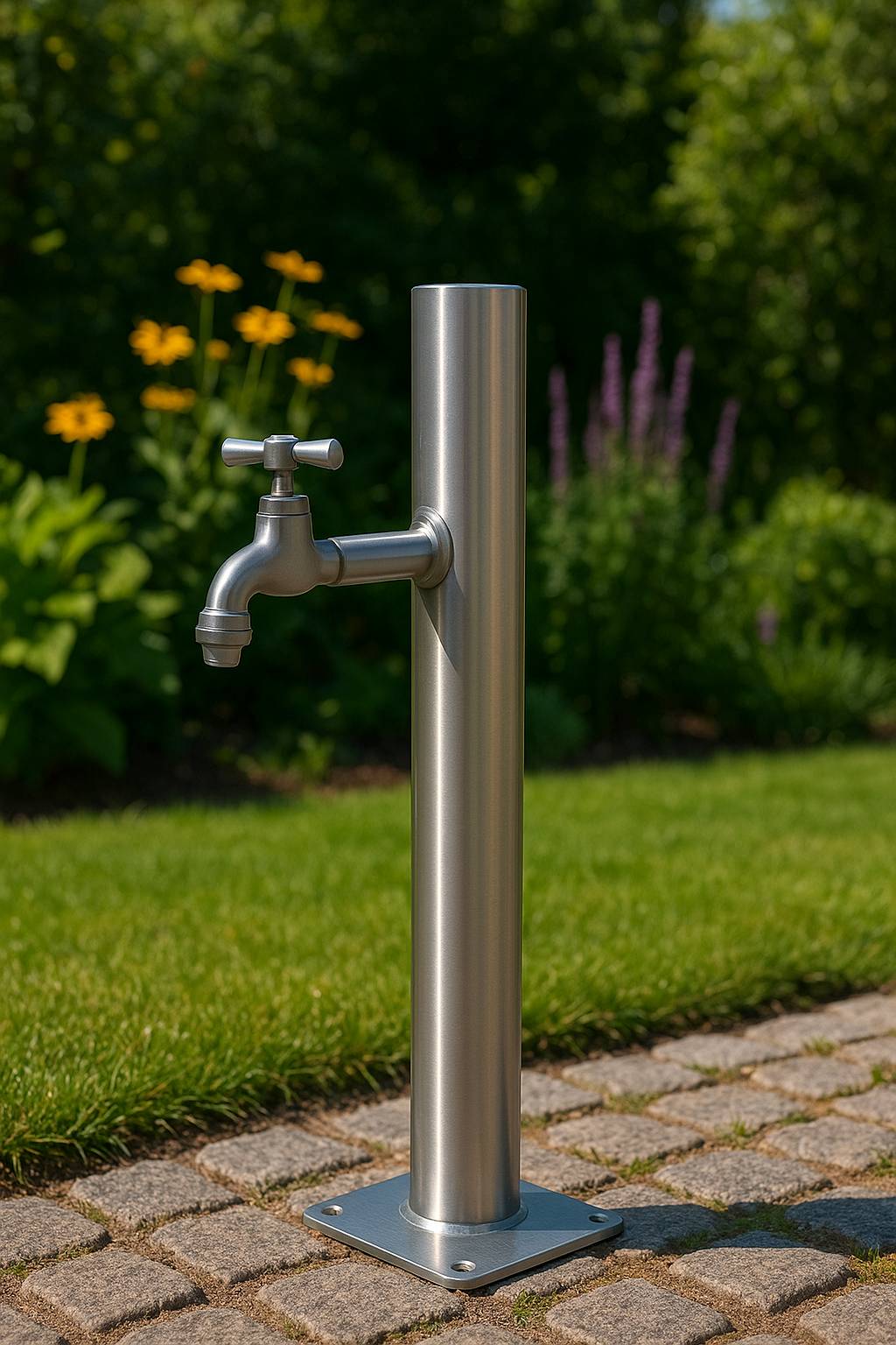 Eichenwald Modell 71 Wasserzapfsäule L-Form rund