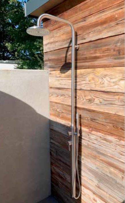 Eichenwald Modell 70 Gartendusche Juist wandmontiert