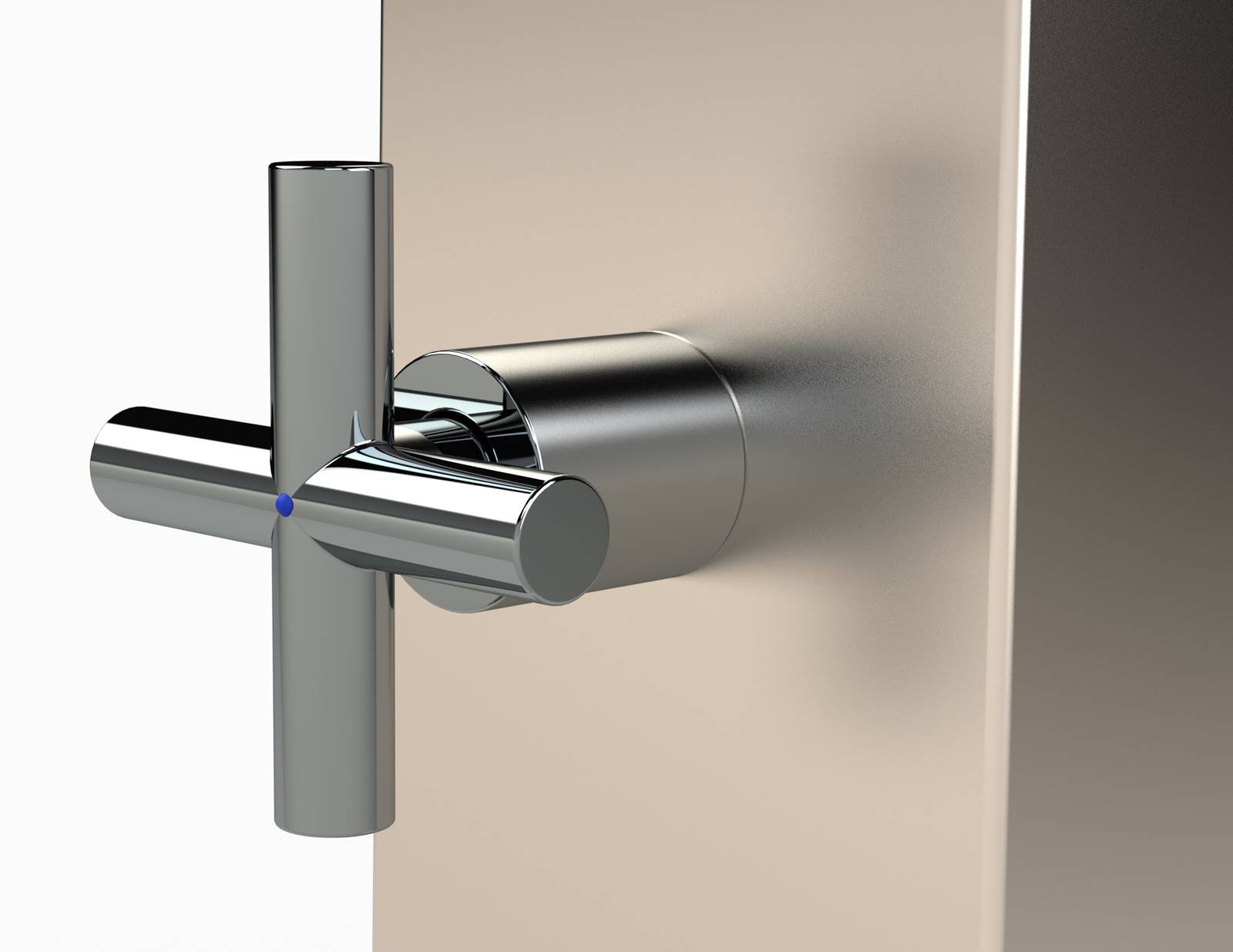 Eichenwald Modell 36 Gartendusche Niagara Typ Kaltwasser Gehäuse geschliffen mit Entnahmeplan