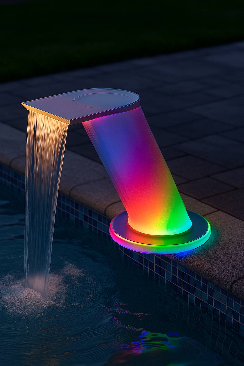 Eichenwald Modell 52 Wasserattraktion Schwalldusche Caribic mit LED-Beleuchtung