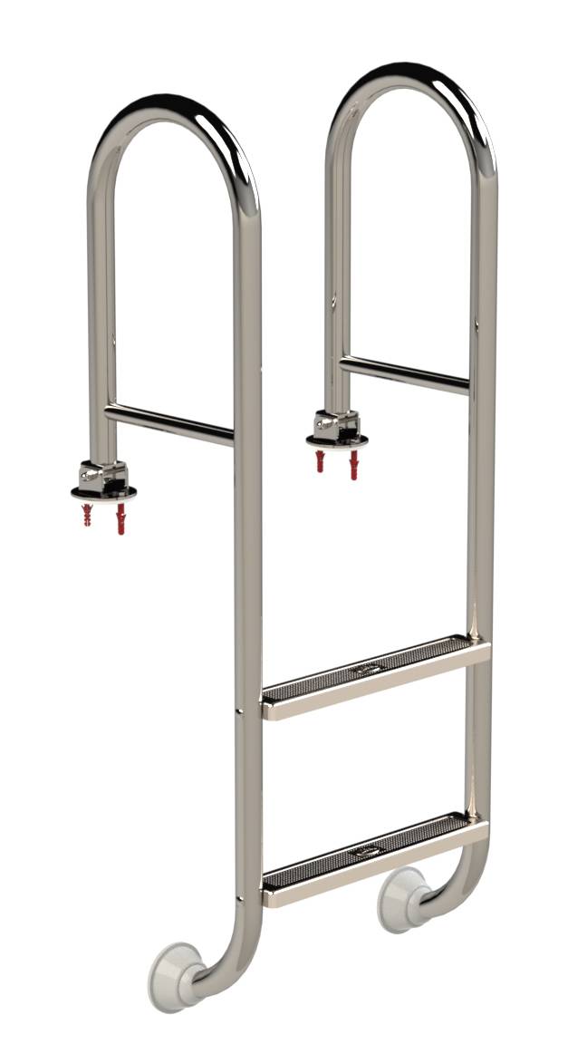 Eichenwald Poolleiter Modell 02 Tina klappbar Beckentiefe 780mm 2 Stufen