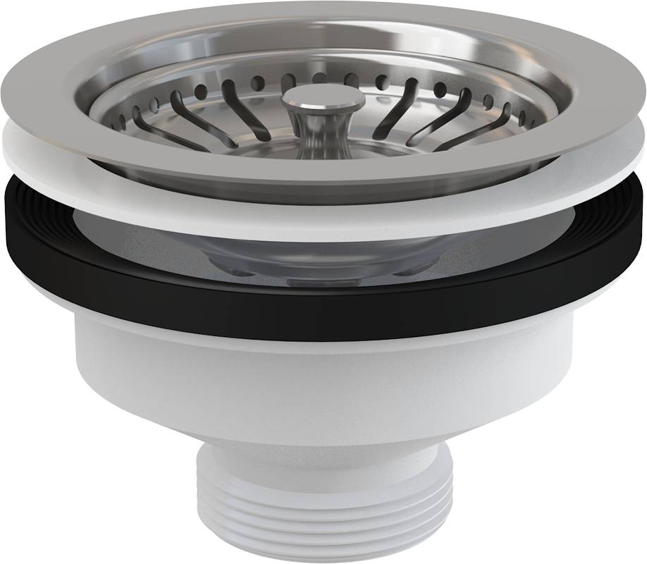 Alcadrain Ablaufventil für Spülbecken 6/4" mit einem Edelstahlgitter DN115