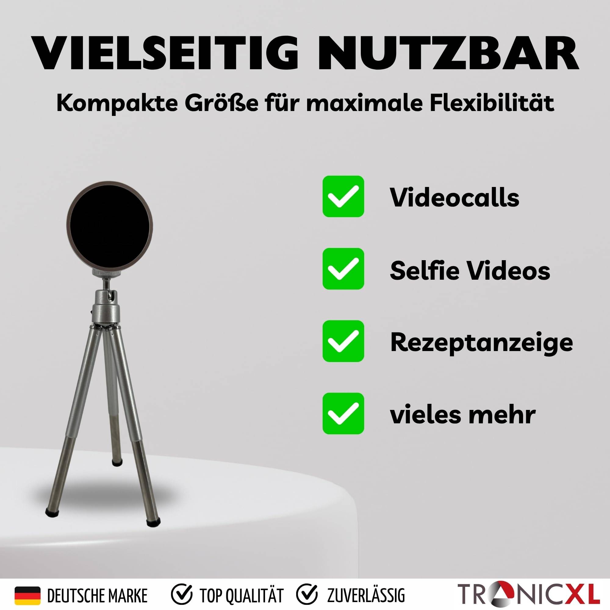 Magnetische Handyhalterung Tischstativ Tisch Stativ mit Kugelkopf Tripod I kompatibel mit Apple iPhone 15 Pro Max 15 Plus 14 13 12 Magsafe Handy