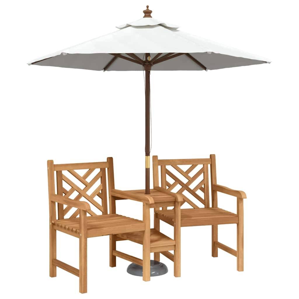 vidaXL Garten Gartenstühle 152 x 63 x 89 cm Massivholz Teak