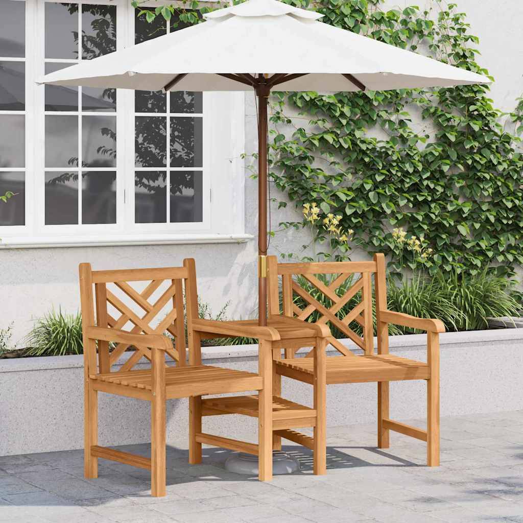 vidaXL Garten Gartenstühle 152 x 63 x 89 cm Massivholz Teak