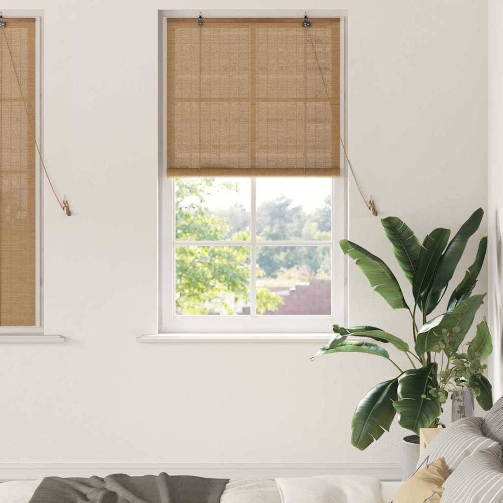 vidaXL Rollo Braun 80 x 160 cm Bambus