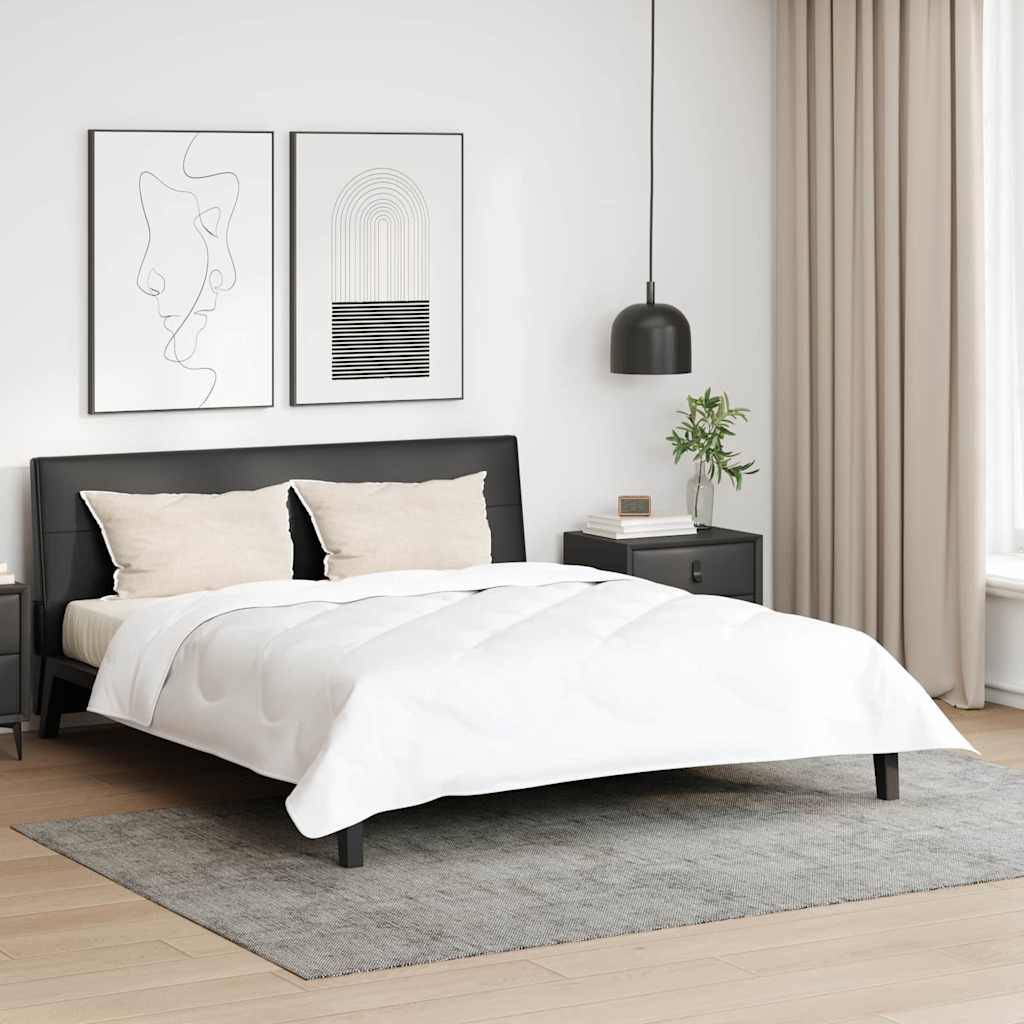 vidaXL Kopfkissen mit Kissen 2 pcs Weiß 40 x 80 cm Feder