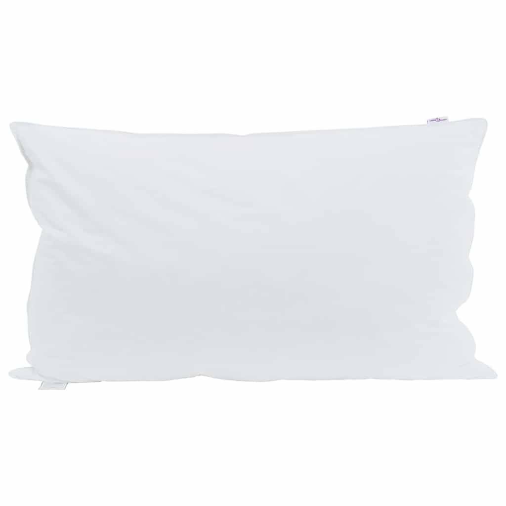 vidaXL Kopfkissen mit Kissen 2 pcs Weiß 40 x 80 cm Feder