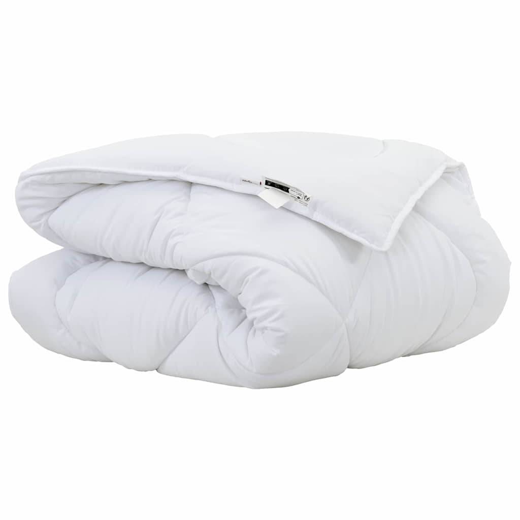 vidaXL Winterbettdecke Weiß 200 x 135 x 5 cm Polyester