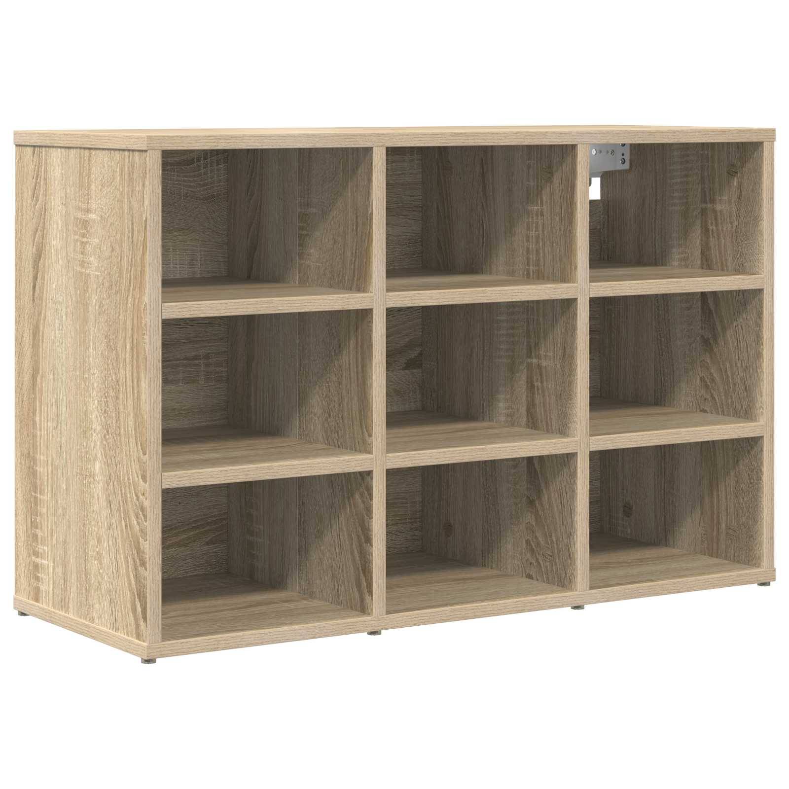 vidaXL Schuhschrank Sonoma-Eiche 77,5 x 30 x 51 cm Holzwerkstoff
