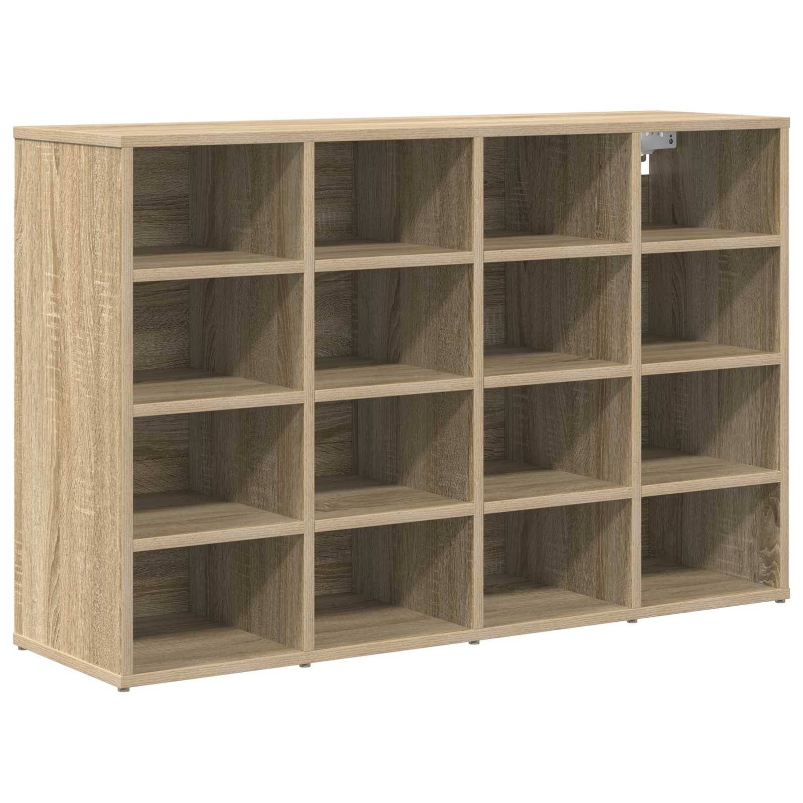 vidaXL Schuhschrank Sonoma-Eiche 103 x 30 x 67 cm Holzwerkstoff