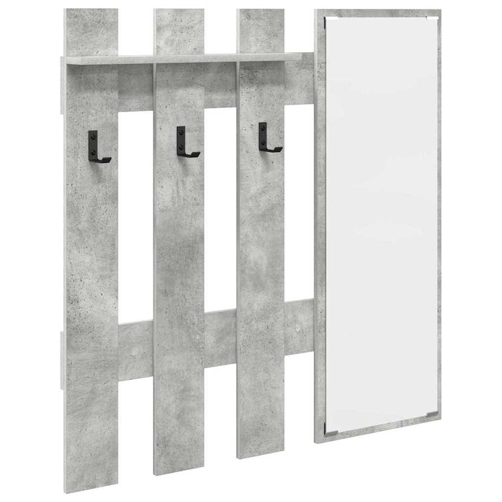 vidaXL Wandmontierter nachttisch Beton Grau 100 x 10 x 100 cm