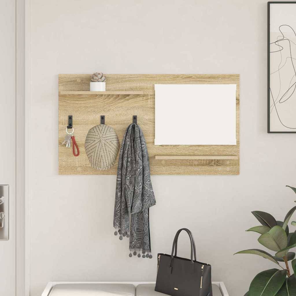 vidaXL Wandmontierter nachttisch Sonoma-Eiche 90 x 10 x 50 cm