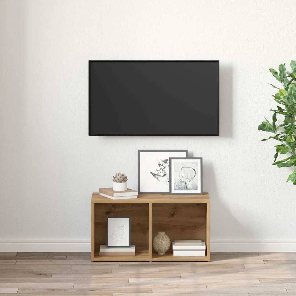 vidaXL TV-Schrankset Wandmontiert Braun 72 x 35 x 37 cm Holzwerkstoff