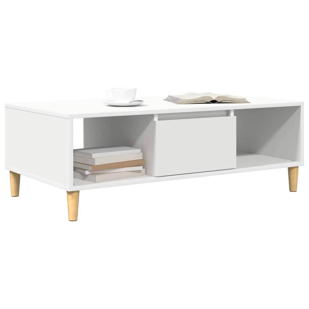 vidaXL Couchtisch Weiß 102 x 55 x 35 cm Holzwerkstoff