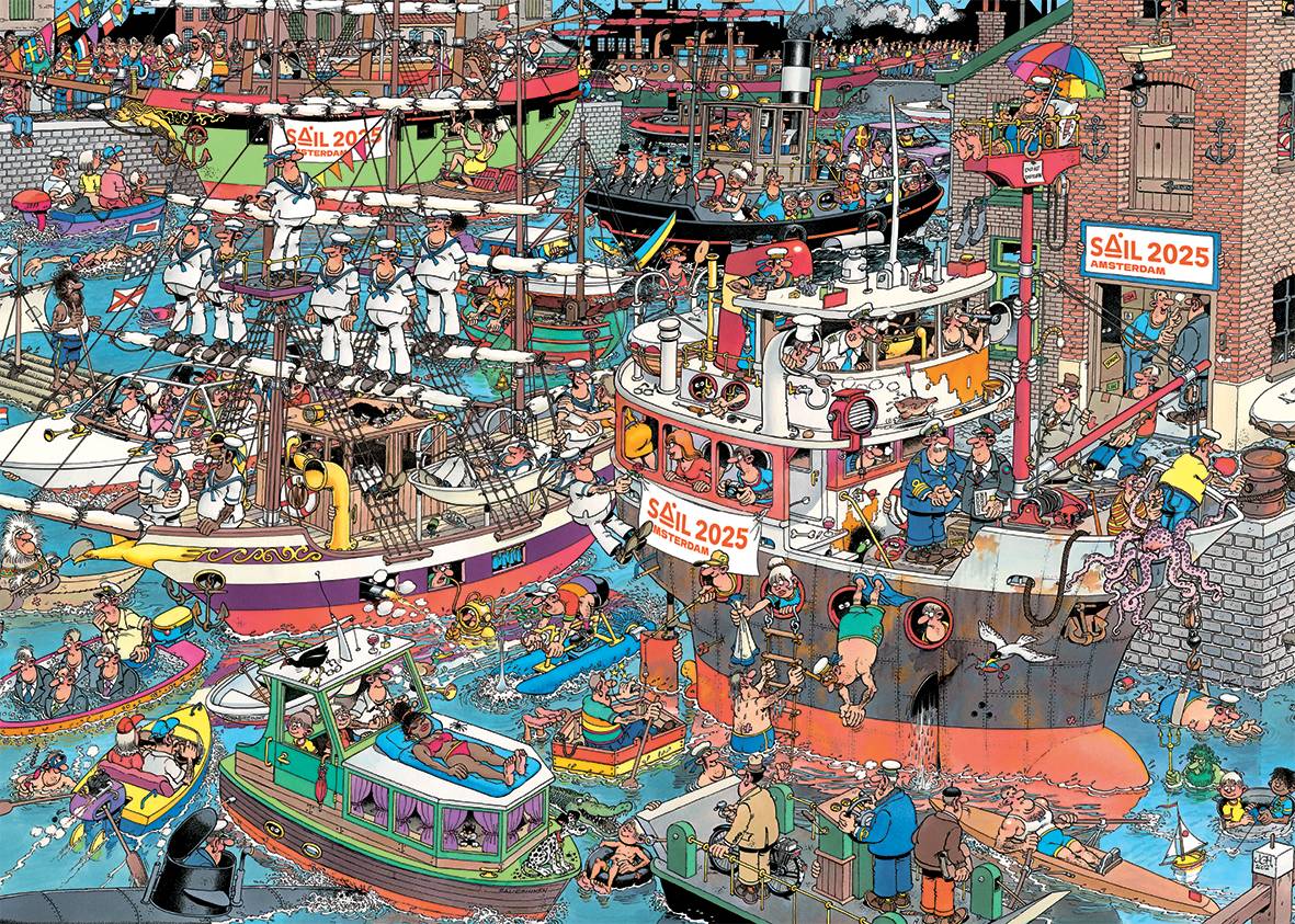 Jan van Haasteren, SAIL Amsterdam, 1000 Teile Puzzle