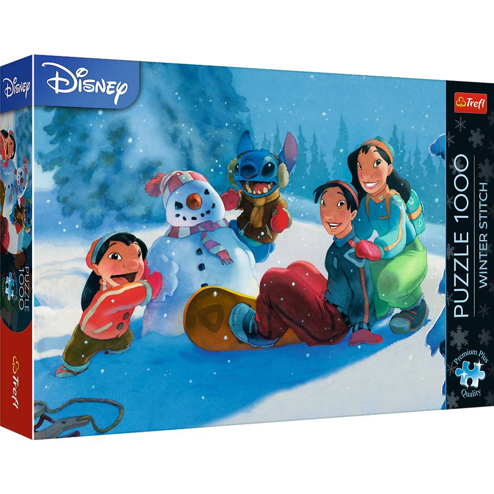 Trefl, Disney Winter Stitch, 1000 Teile Premium Plus