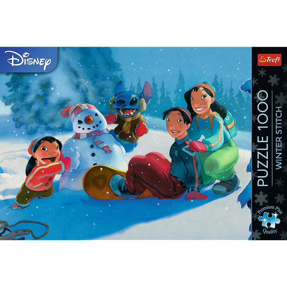 Trefl, Disney Winter Stitch, 1000 Teile Premium Plus