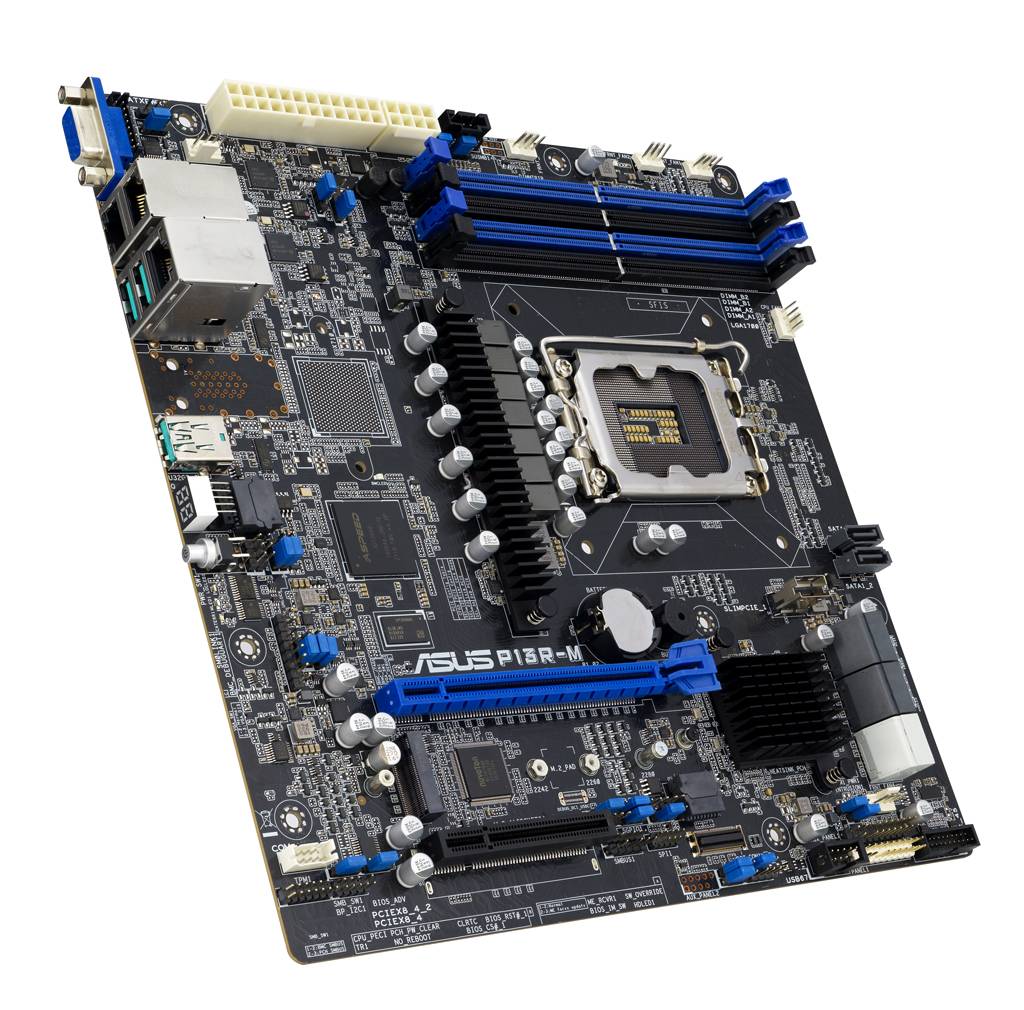 ASUS P13R-M, Intel, LGA 1700, Intel® Pentium®, Intel Xeon E, DDR5-SDRAM, 128 GB, DIMM