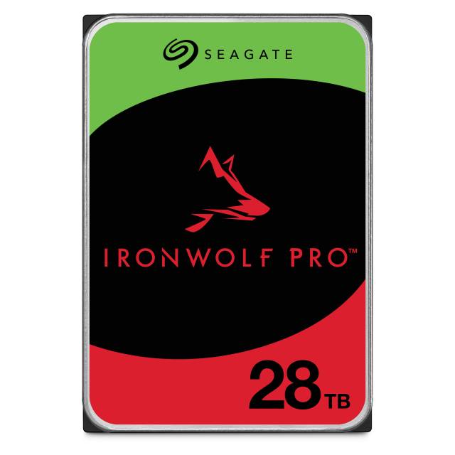 Seagate IronWolf Pro ST28000NT000, 28 TB, 7200 RPM, 512 MB, 3.5", Serial ATA III