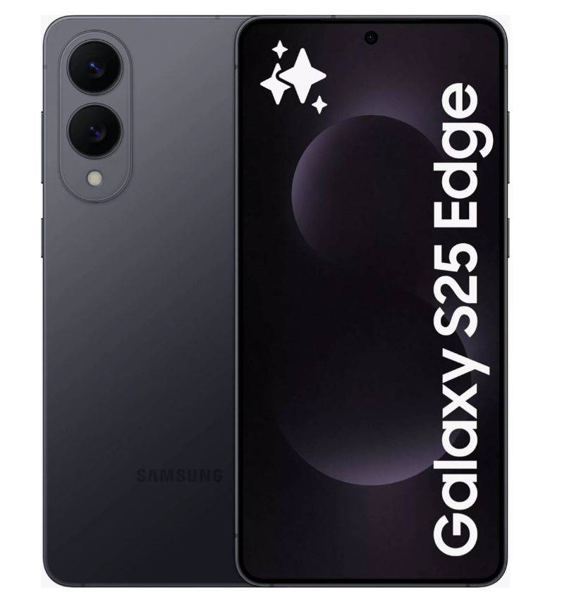 Samsung Galaxy S25 Edge, 17 cm (6.7"), 12 GB, 256 GB, 200 MP, Android 15, Schwarz