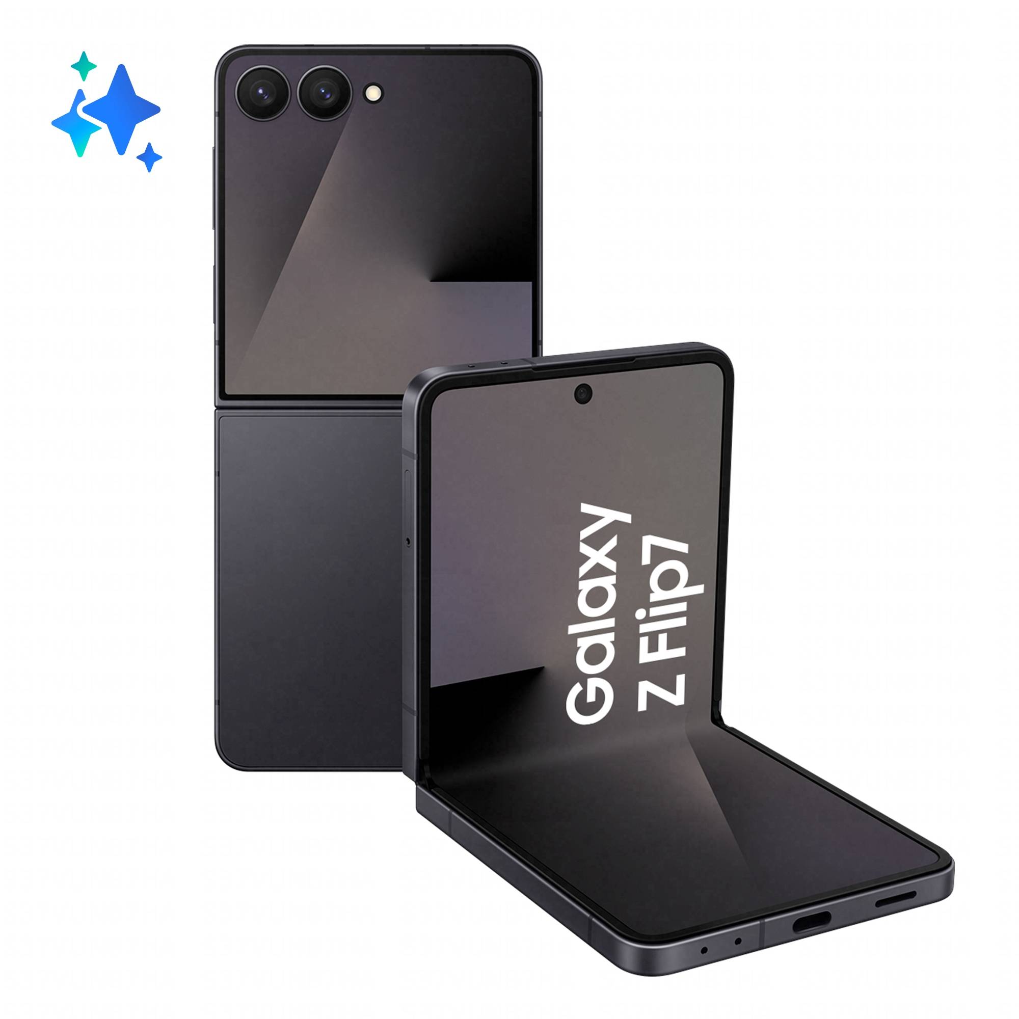 Samsung Galaxy Z Flip7 5G Smartphone Dual-SIM RAM 12 GB / Interner Speicher 512 OLED-Display 6.9" 2520 x 1080 Pixel 120 Hz 2 x Rückkamera 50 MP