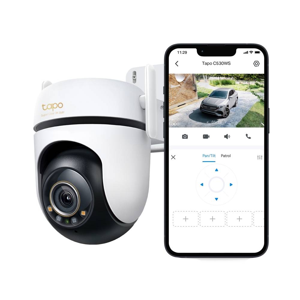 TP-LINK Tapo C530WS V2 - Netzwerk-Überwachungskamera - schwenken / neigen