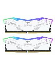 Team Group T-Force DELTAa RGB DDR5 Kit 32 GB: 2 x 16 GB DIMM 288-PIN 3000 MHz / PC5-48000 CL30 1.35 V ungepuffert on-die ECC weiß