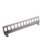 INLINE - Keystone SNAP-In Metall-Modulhalter - 12-fach für Hutschiene