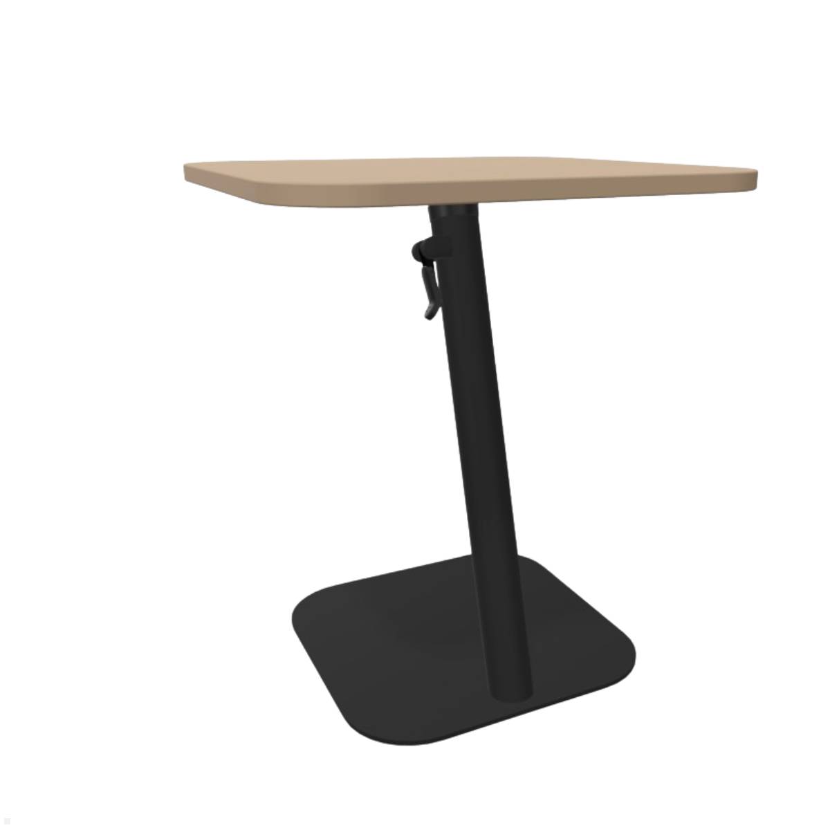 Dataflex Bento Laptoptisch 550-755mm höhenverstellbar, Schwarz/Toffee