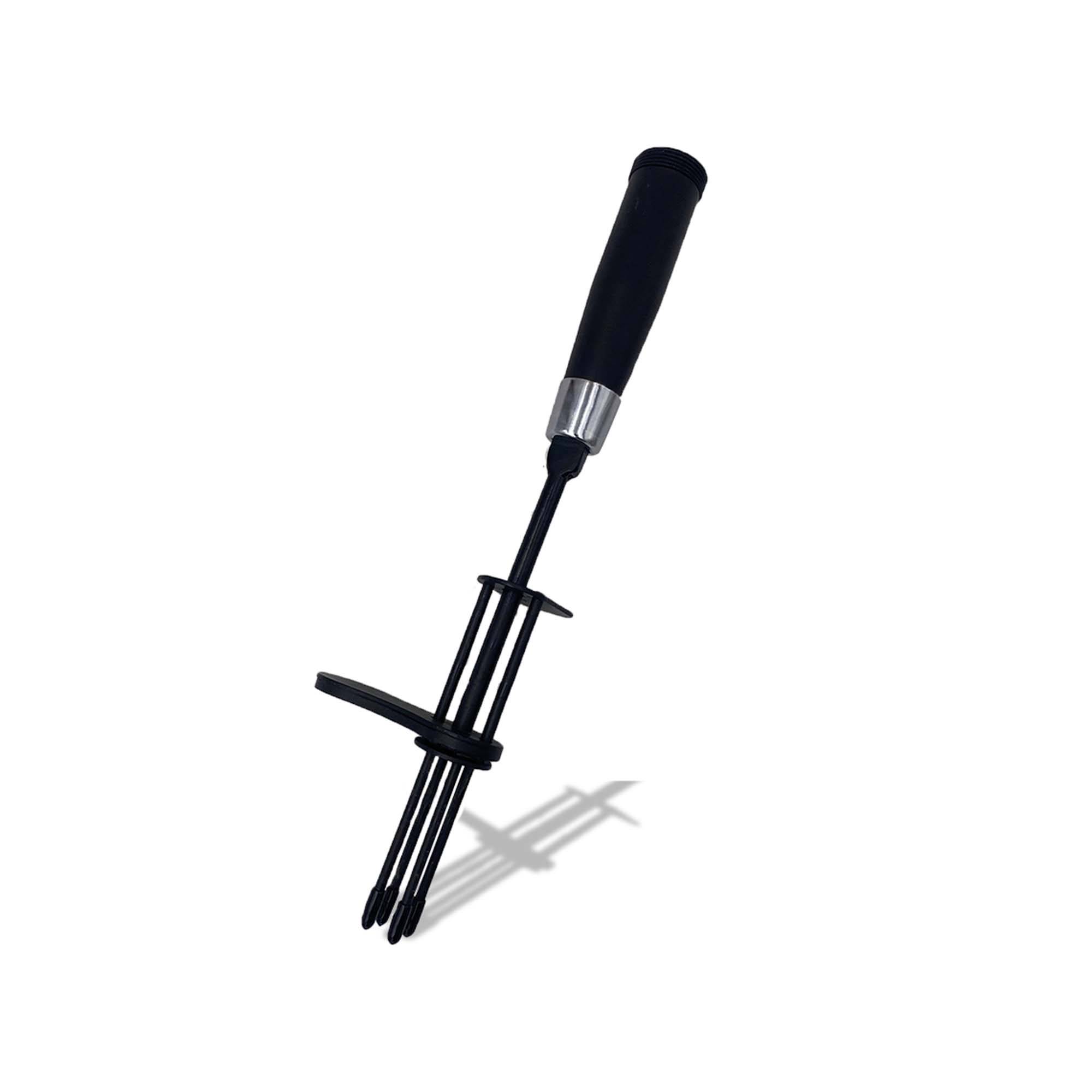 Hammersmith RayzerShovel Unkrautstecher-Aufsatz - Zubehör für RayzerShovel - 4-Zinken-Aufsatz zum Entfernen von Unkraut ohne Chemie - robust, rostfr