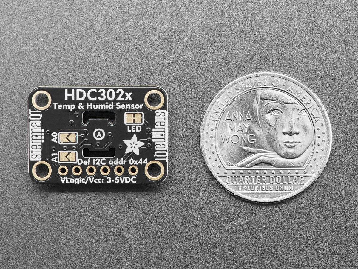 Adafruit HDC3021 Precision Temperature Humidity Sensor STEMMA QT Qwiic